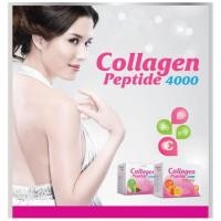 ราคา Vistra Collagen Peptide 4000 Applemelon Flavour (10 ซอง/กล่อง) Exp-08/21 (8153763520)