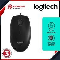 ราคา Logitech USB Wired Mouse B100 B 100 Optical Mouse รับประกัน Logitech 3 ปี (44124752309)