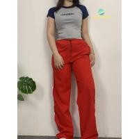 ราคา ชุดเซ็ตแฟชั่น เสื้อยืดปักลาย + กางเกงขาสั้นออกกำลังกาย (42675335902)