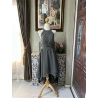 ราคา ชุดราตรีหน้าสั้นหลังยาว(ไซส์ S)สีเทา#มือสอง (27280501903)