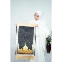 ราคา PU92พรมปูละหมาด ผ้าผืนเล็กมาตรฐาน (ขนาด 72*44 เซนติเมตร) เหมาะกับการพกพา สินค้านำเข้า เกรดส่งออกตะวันออกกลาง (26824604448)