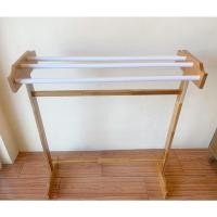 ราคา ราวตากผ้าอเนกประสงค์ ทำจากไม้สัก (11485842550)