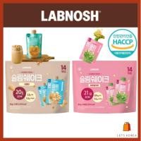 ราคา [KOREA] 7 แพ็ค!!! LABNOSH Slim Shake Diet High Protein 45g – Jeju Matcha / Injeelmi(เค้กข้าวคั่ว) รสชาติ / เพียง 242 kcal โปรตีนทุกวัน 36%+ใยรายวัน (28637332234)