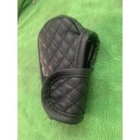 ราคา หุ้มหัวเกียร์แต่งรถยนต์ใส่เกียร์ออโต้มีปุ่มกดหนังดำ (3559045088)