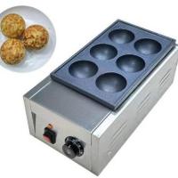 ราคา 6หลุมTakoyaki เตาทาโกะยากิขนาดใหญ่ 8 ซม. สําหรับทําบาร์บีคิว (28607449196)