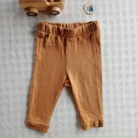 ราคา H&M #กางเกงเด็กมือ2✨กางเกงขายาวสีน้ำตาลเข้มผ้ายืด size 62 / 2-4M.❤️✅ซักหอม>>>พร้อมใส่ครับ ❤️ (40455972550)