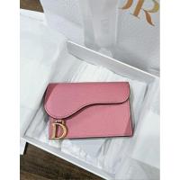 ราคา ของแท้ ช็อปไทย มีใบเสร็จ!! Dior Cardholder สี Strawberry Pink ของใหม่ ไม่เคยใช้ (23050270195)