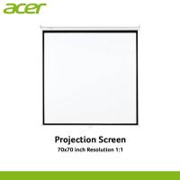 ราคา Acer Wall Projection Screen 70x70 นิ้ว อัตราส่วน (1:1) (23558403573)