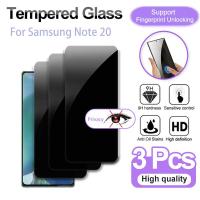 ราคา 【รองรับการปลดล็อกด้วยลายนิ้วมือ】แผ่นฟิล์มกระจกนิรภัยสำหรับ Samsung Galaxy Note 20 S25 S24 Ultra Edge Pro S25 S24 S23 S22 S21 Plus 3 ชิ้น ฟิล์มกระจก ป้องกันหน้าจอสอดแนม (54400076211)