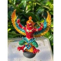 ราคา แท้จากวัด พญาครุฑ รุ่นยอดอริยทรัพย์ เนื้อทองระฆังลงยา สูง 4.5 ซม. ปีกกว้าง 4.1 ซม. ปี2564 (23868461891)