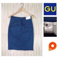 ราคา กระโปรงยีนส์เอวสูง GU (4638626491)