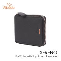 ราคา [Albedo] SERENO ZIP WALLET กระเป๋าสตางค์ ซิปรอบ หนังแท้ รุ่น SERENO - SR02299 (20305801479)