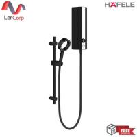 ราคา (Hafele) เครื่องทำน้ำอุ่น พร้อมชุดฝักบัวสายอ่อน X -JET สีดำ (495.60.074) (25019598135)
