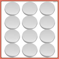 ราคา กระป๋องโลหะพร้อมฝา 12 ชิ้น กล่องใส่ขนมทรงกลม เหมาะสำหรับตกแต่งและของขวัญ (42065095975)