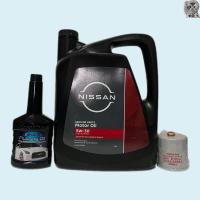 ราคา น้ำมันเครื่องนิสสัน 5W-30 สังเคราะห์แท้100% ขนาด 4 ลิตร (น้ำมันเครื่องเบนซิน Nissan ทุกรุ่น) (21994017565)