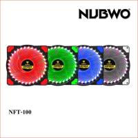 ราคา NUBWO พัดลมเคสระบายความร้อน รุ่น NFT-100 AirForce 120mm LED Fan Case (24203893753)