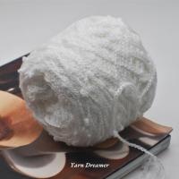 ราคา ไหมพรมแฟนซี สีขาว ไหมพรมถัก โครเชต์ ไหมถัก ถักโครเชต์ ถักไหมพรม ด้ายถัก ด้ายไหมพรม yarn crochet (24242567999)