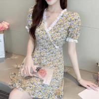 ราคา เดรสลายดอก น้ารักมาก เดรสสั้น #ส่งต่อเดรส #เดรสลายดอก (20435318442)