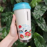 ราคา แก้วสตาร์บัคของแท้คอลเลคชั่นนำเข้าจาก​ญี่ปุ่น ​ japan winter 473 ml Starbucks Cup แก้วเก็บความร้อนเย็นสแตนเลส​ ฝาหิ้วได้ (17798703999)