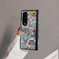 ราคา SAMSUNG หรูหราวินเทจกราฟฟิตีรูปแบบกรณีโทรศัพท์สําหรับ ซัมซุง กาแลคซี z พับ7 6 5 4 3แนวโน้มสไตล์ปลอกกันกระแทกสําหรับ z พับ7 ออกแบบเฉพาะรวมทุกอย่างกรณีฝาครอบป (41111703227)
