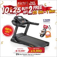 ราคา 【XUTI】ลู่วิ่งแบบพับได้ มืออาชีพ 2.0HP ลู่วิ่ง 0.8 - 14 KM/H พร้อมทดสอบอัตราการเต้นของหัวใจ สำหรับใช้ในบ้าน (29980800689)