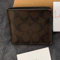 ราคา Coach wallet กระเป๋าสตางค์ coach ผู้ชาย มือสอง (6917761618)