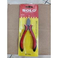 ราคา คีมหนีบห่วง NO.808ไม่มีฟัน ด้ามดำแดง ยี่ห้อโซโลSOLO (24024983566)
