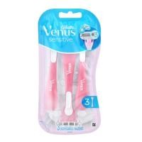 ราคา [Live50%,ฉลากไทย] Gillette Venus Sensitive Women's Razor 3 Razors ยิลเลตต์ วีนัส เซนสิทีฟ มีดโกน 3 ด้าม (27774704583)