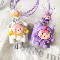 ราคา เคสหัวชาร์จ ลายการ์ตูน ตัวถนอมสาย USB 20w 18w (18794413561)