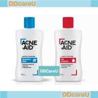 ราคา ACNE-AID LIQUID CLEANSER /ACNE-AID GENTLE CLEANSER แอคเน่-เอด ลิควิด เคลนเซอร์ สีแดง/ สีฟ้า 100 มล. acne aid (10236917231)