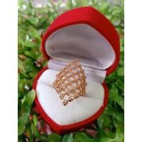 ราคา แหวนทรงข้าวหลามตัด แหวนตาราง (44400565286)