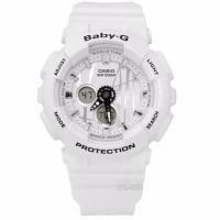 ราคา Casio Baby-Gนาฬิกาข้อมือผู้หญิง สายเรซิ่นรุ่นBA-120SP-7A-สีขาว(White) (340011880)