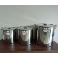ราคา (GOGO) หม้อสตูว์ หม้อสต๊อกแสตนเลสหนา ทรงสูง เบอร์30,35,40 (2631381033)