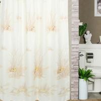 ราคา WSP ผ้าม่านห้องน้ำเนื้อผ้า POLYFETTA-HOMETEX รุ่น SCP-3/A7196 (มีขนาด S M L แถมฟรีห่วงแขวนม่าน) (15204046839)
