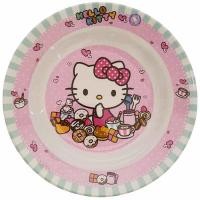 ราคา จานเมลามีน *ไม่มีค่าจัดส่งแบบลงทะเบียน* คิตตี้ 8นิ้ว Kitty (2668591333)