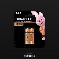 ราคา Duracell AA 2ก้อน ถ่านดูราเซลล์ รุ่น Everyday Alkaline อัลคาไลน์ราคาคุ้มค่า ขนาด AA แพ็ค 2 ก้อน (21368589952)