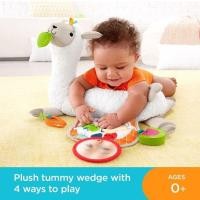 ราคา หมอนเสริมพัฒนาการเด็กทารก​ Fisher-Price Baby Toy Grow-with-Me Tummy Time Llama (28259079729)