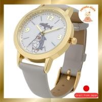 ราคา [Fieldwork] Wristwatch mofusand Shark Gray Leather Band MSD002-5 Ladies (27660371501)