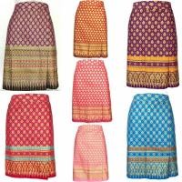 ราคา [COD]​☑️กระโปรง​ผ้า​ไทย​ กระโปรง​ทรง​เอ​ กระ​โปรง​ใส่​ท​ำ​งาน​ (3212208395)