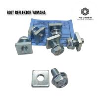 ราคา YAMAHA HEADLIGHT ADJUSTMENT BOLT YAMAHA LAMP RESERCTOR BOLT 10 SQUARE RING BOLT (42674578852)
