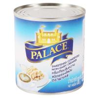 ราคา Palace พาเลซ นมสำหรับปรุงอาหารและเบเกอรี่ กระป๋องฟ้า ครีมเทียมข้นหวาน สำหรับเครื่องดื่ม ขนาด 385g. (22090643521)