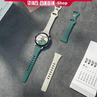 ราคา 20/22MM✅ Samsung Galaxy Watch 76543 สีทึบ HUAWEI Watch GT 5 4 3 Strap xiaomi watch S1 S2 S3 Redmi Watch 5 Active/Lite (27730892009)