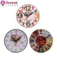 ราคา นาฬิกาแขวน LOROR ของแต่งบ้าน หุ้มด้วยนาฬิกากระดาษ นาฬิกาตั้งโต๊ะทรงกลม MDF ไม้ห้องนั่งเล่น (27530624644)