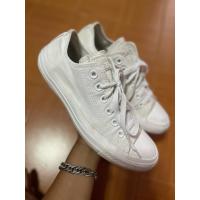 ราคา Converse All Star สีขาวล้วน ไซร้ 39/24.5 มือสองของแท้ (43566440663)