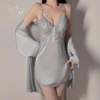 ราคา [Sex Day] ชุดนอนเซ็กซี่ Sexy ผ้าซาติน DD4372️งานป้ายแท้ quiruo เกรดพรีเมี่ยม ชุดนอนไม่ได้นอน ชุดนอนสายเดี่ยว (28989139332)