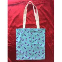 ราคา กระเป๋าผ้าดิบ ฟามิงโก้ พื้นสีฟ้า (853861542)