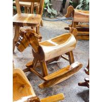 ราคา ม้าโยกไม้สักทอง (40204308123)