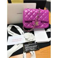 ราคา Chanel New Mini 7”Square Lambskin Holo30 Full set สี ชมพู (23346002363)