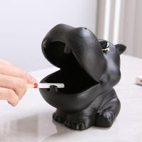 ราคา ที่เขี่ยบุหรี่เซรามิก ออกแบบสมัยใหม่ กันลม สีเทา พิมพ์ลายวัว (42371232899)