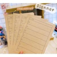 ราคา ⛅️Planner ⛅️ กระดาษคราฟท์ muji (3713833059)
